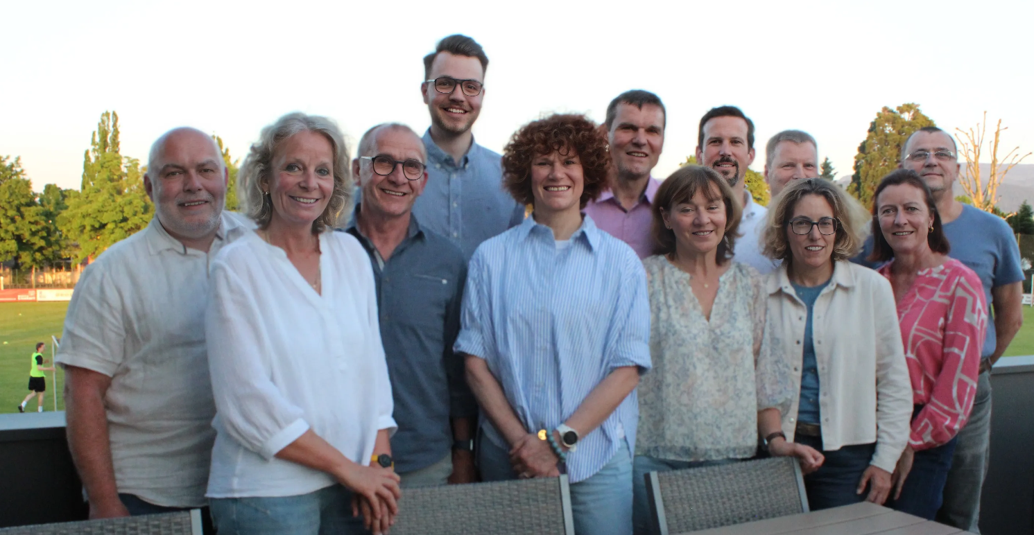 Der neu gewählte Vorstand (es fehlt Karl Linz)